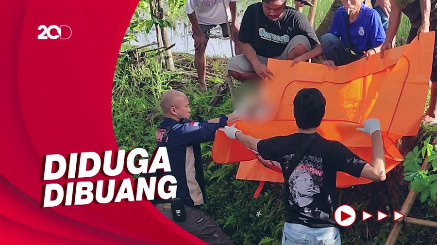Mayat Bayi Perempuan Ditemukan Mengambang di Selokan Ciamis