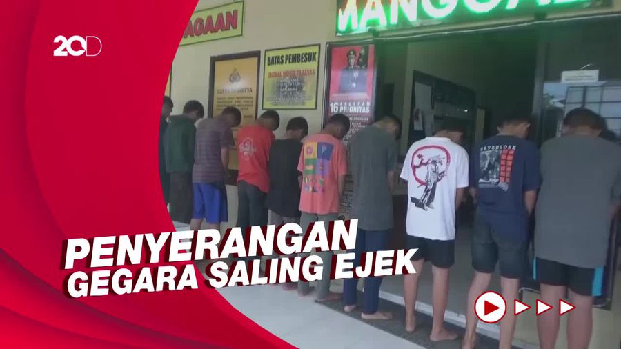 Serang & Busur Siswa Sekolah Lain, 18 Pelajar SMP di Makassar Diciduk