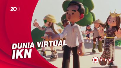 Aksi Avatar Jokowi di Platform Jagat Nusantara