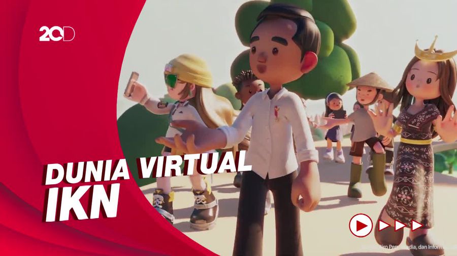 Aksi Avatar Jokowi di Platform Jagat Nusantara