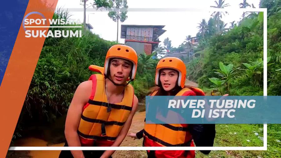 Menyusuri Sungai Bermain River Tubing di Sukabumi