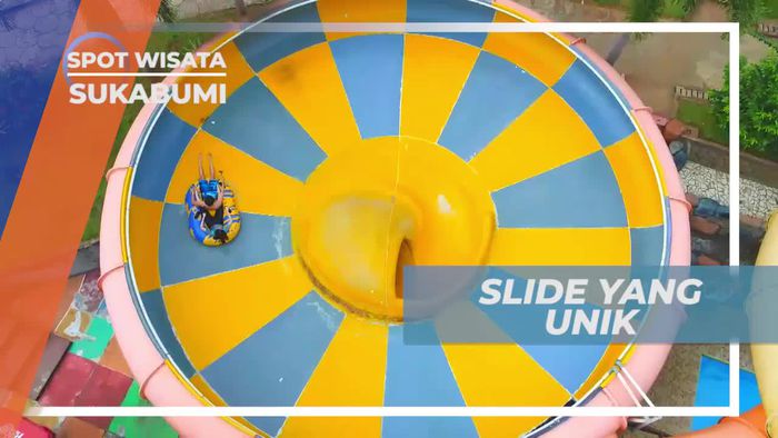 Slide Dengan Bentuk Lingkaran, Spark Forest Adventure Sukabumi