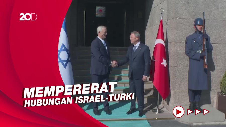 Menhan Israel Bertemu Menhan Turki di Ankara