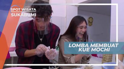 Lomba Membuat Kue Mochi Berukuran Besar, Sukabumi