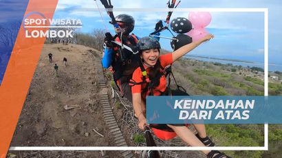 Pemandangan Indah dari Atas yang Indah, Lombok