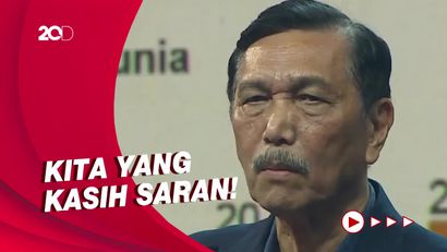 Saat Luhut Cerita RI Tak Bisa Didikte Negara Lain