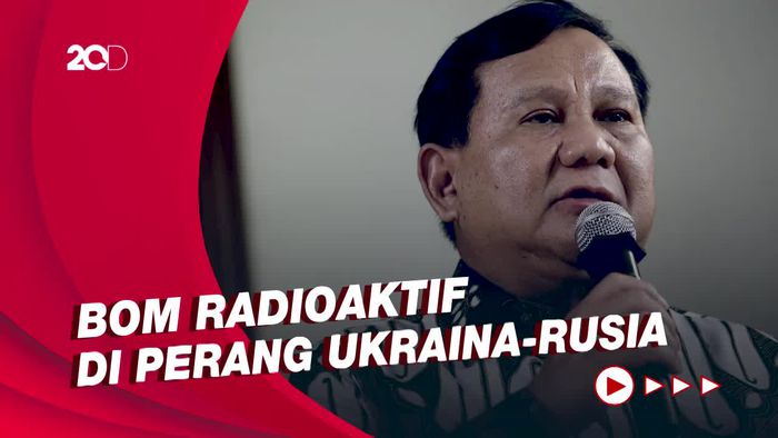 Prabowo Bicara soal The Dirty Bomb dan Ancaman Perang Dunia Ketiga