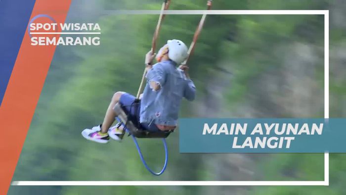 Ayunan Langit, Berayun di Tepi Tebing Gumuk Reco Sepakung Semarang