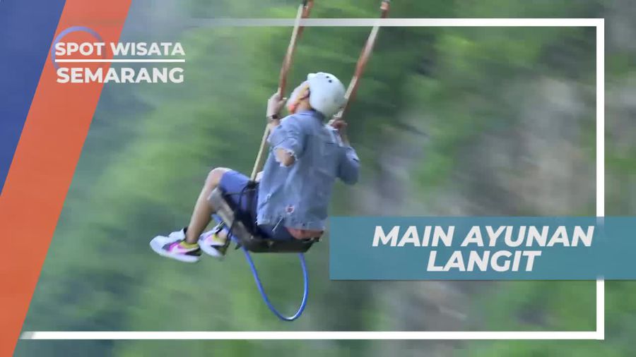 Ayunan Langit, Berayun di Tepi Tebing Gumuk Reco Sepakung Semarang