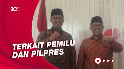 Aher Sambut Anies di DPP PKS, Bahas Rencana 2 Tahun ke Depan