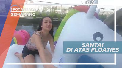 Bersantai di Atas Floaties, Semarang Jawa Tengah