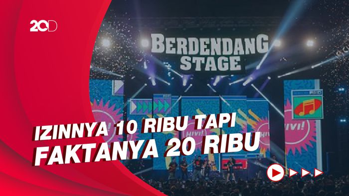 Berdendang Bergoyang Festival Lebihi Batas Izin Kapasitas Penonton