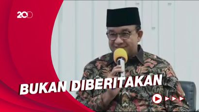 Klaim Anies Jarang Ajak Media: Kerja untuk Masyarakat