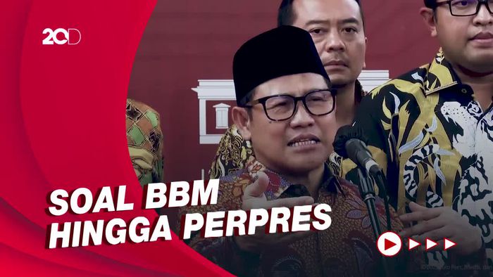 4 Rekomendasi Cak Imin untuk Jokowi, Dari Subsidi BBM hingga Listrik