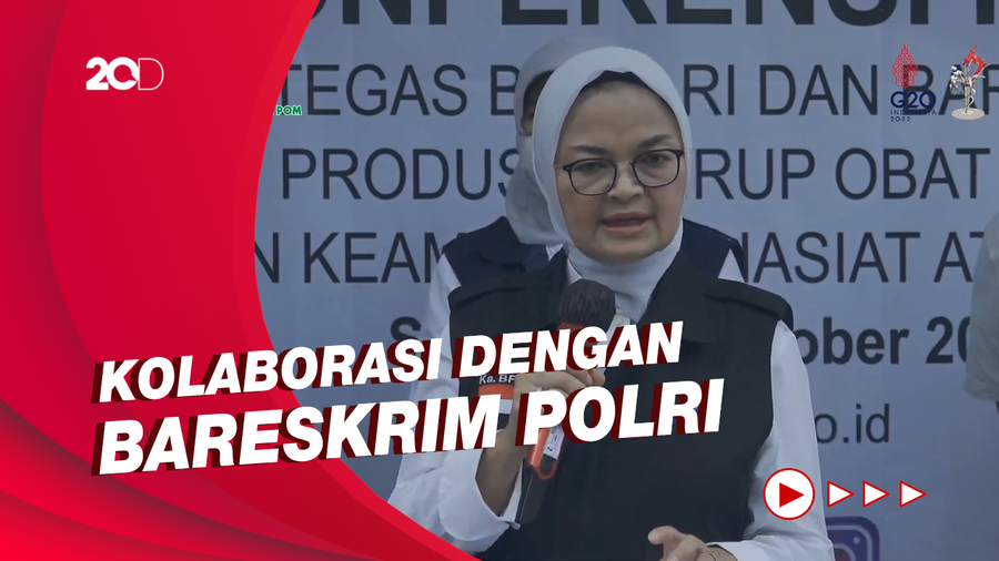 BPOM Temukan 3 Industri Farmasi yang Diduga Gunakan Pelarut EG-DEG
