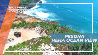 Pemandangan Indah Menuju Tebing dengan  Panorama Pantai, Yogyakarta