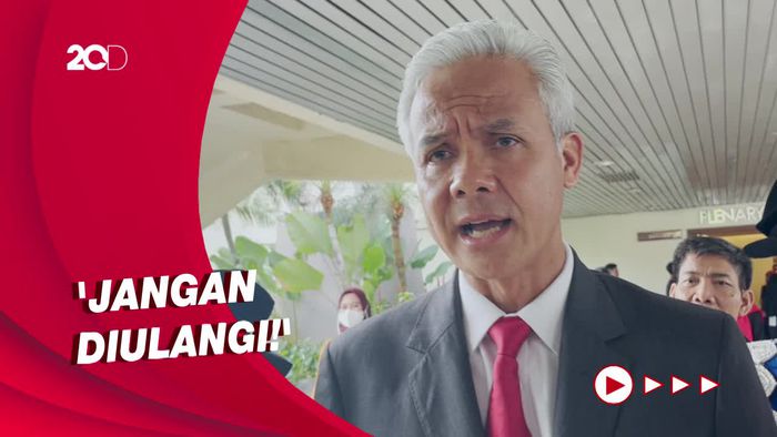 Ganjar Sentil Relawan yang Doakan Jokowi Jadi Ketum PDIP