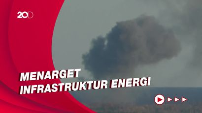 Detik-detik Rudal Rusia Kembali Menghantam Kiev