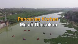 Melihat Lokasi Jembatan Ambruk di India dari Kamera Drone