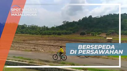 Bersepeda Melintasi Hamparan Sawah Majalengka