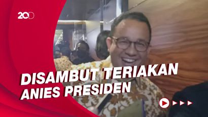 Anies Tiba di JCC Jelang Deklarasi Relawan IndonesiAnies