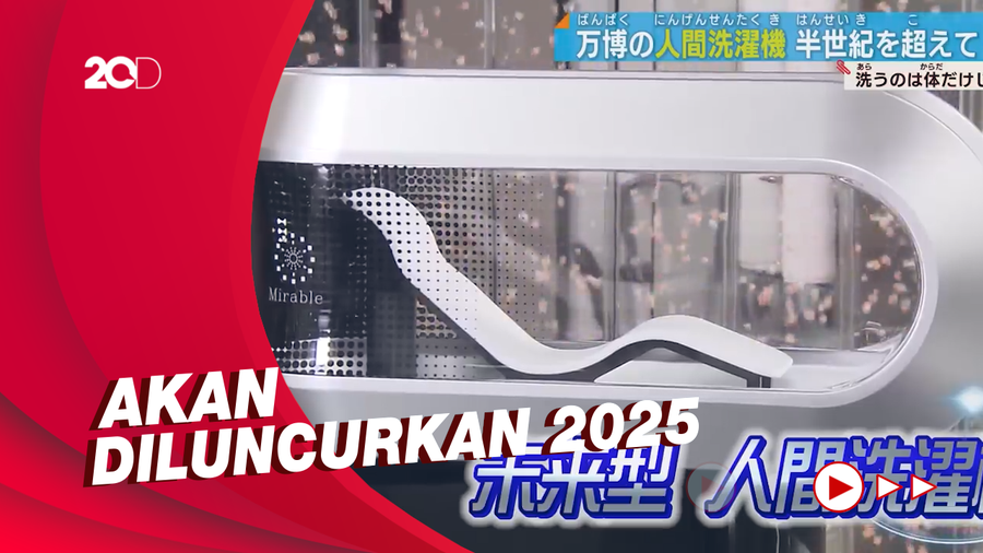Video: Jepang Ciptakan Mesin Cuci untuk Manusia 