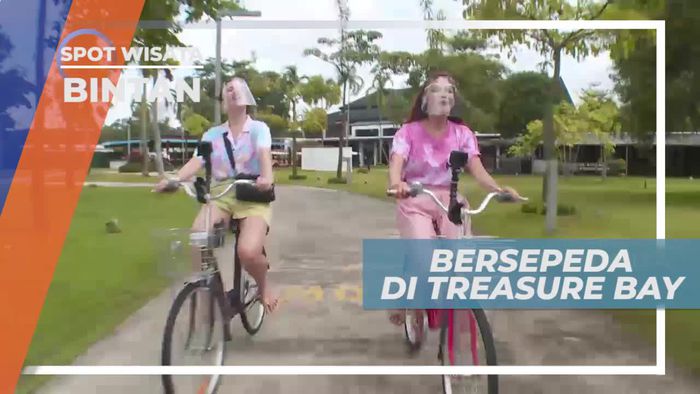 Bersepeda Mengelilingi Luasnya Treasure Bay Bintan