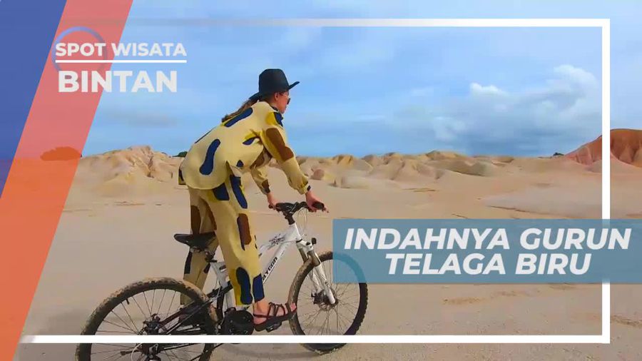 Menikmati Keindahan Panorama Gurun Telaga Biru di Bintan