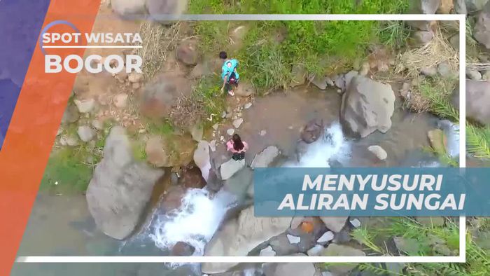 Menyusuri Sungai Menuju Curug Leuwi Hejo Bogor