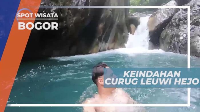 Melihat Panorama Keindahan Curug Leuwi Hejo Bogor