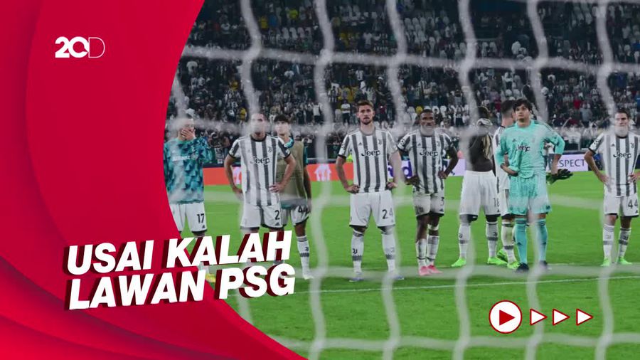 Juventus Vs PSG 1-2, Bianconeri Turun Kasta ke Liga Europa