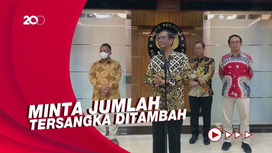 Mahfud Sebut Laporan Tragedi Kanjuruhan Komnas HAM Lebih Keras dari TGIPF