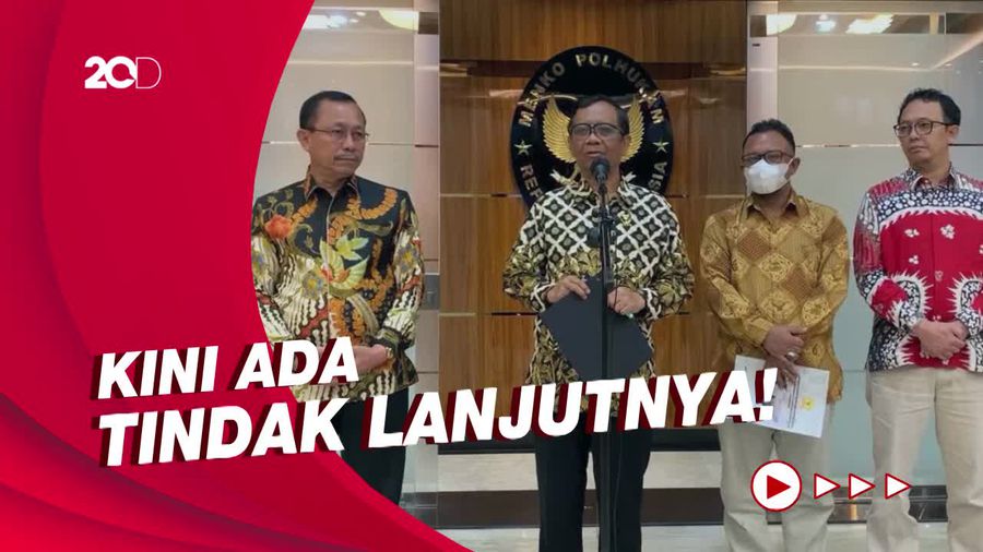 Mahfud: Hasil TGIPF Tragedi soal Sepak Bola Selalu Ompong