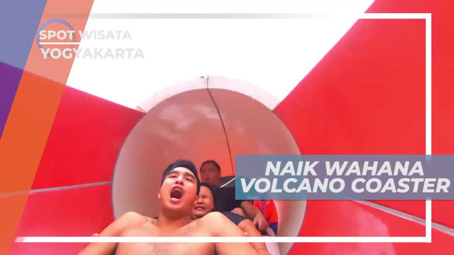 Volcano Coaster, Wahana Water Slide Dengan Lintasan yang Panjang, Yogyakarta