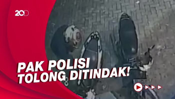 Maling Motor di Surabaya Gentayangan, Nih Buktinya!