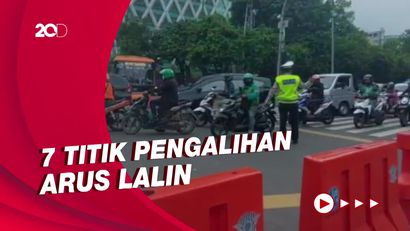 Ada Aksi 411 di Monas, Jalan Dialihkan-Timbul Kepadatan Kendaraan