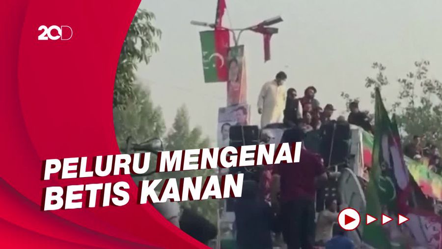 Detik-detik Imran Khan Diberondong Tembakan di Pakistan