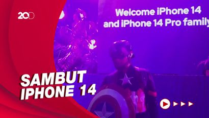 Ada Captain America Ikut Ngantre Launching iPhone 14 
