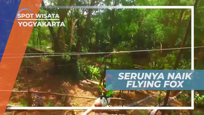 Memacu Adrenalin Bermain Flying Fox di Seribu Batu Songgo Langit Yogyakarta
