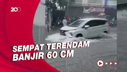 Banjir Jalan Haji Nawi Jaksel Surut, Lalin Kembali Normal