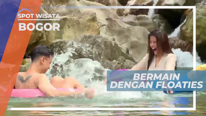 Sensasi Dingin Bermain Air di Leuwi Benjol Bogor