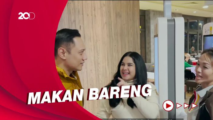 Momen AHY Bertemu Bunda Corla di Jerman