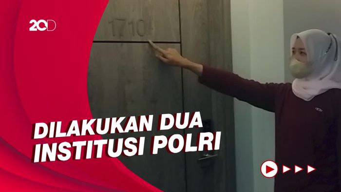 Momen Polisi Cek Lokasi Pembuatan Video Wanita Kebaya Merah