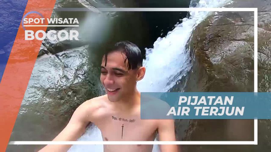 Merasakan Pijatan Alami Air Terjun Leuwi Benjol Bogor