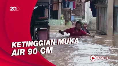 Katulampa Siaga 3, Warga Bantaran Kali di DKI Waspada Banjir