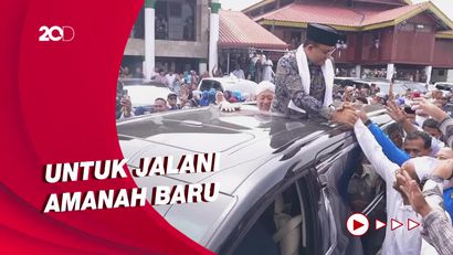 Anies ke Sumut Temui Tuan Guru Besilam, Minta Restu dan Nasehat
