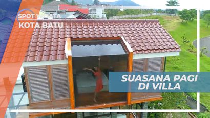 Suasana Alam Sejuk Pagi Hari di Kota Batu