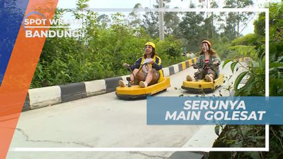 Golesat di Bandung dengan Panjang Trek 500 Meter