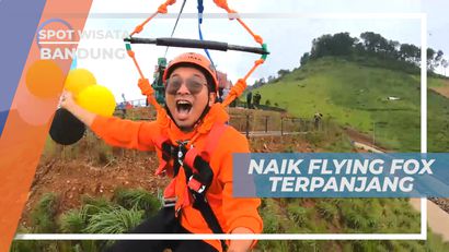 Flying Fox Super Panjang yang Menegangkan, Bandung