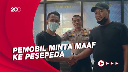 Driver Taksi Online dan Pesepeda yang Ditabrak di Harmoni Damai